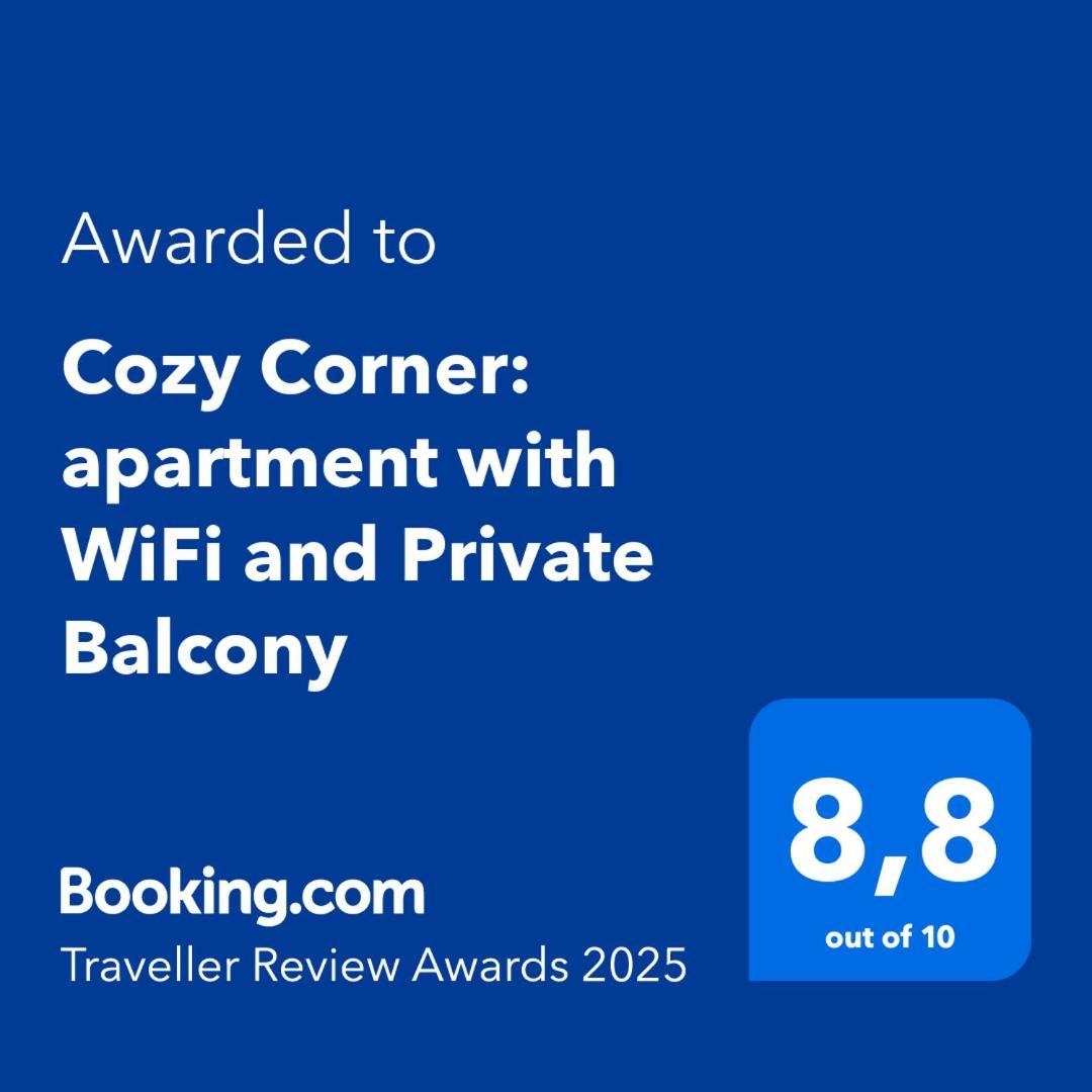 Cozy Corner: Apartment With Wifi And Private Balcony Вроцлав Екстер'єр фото